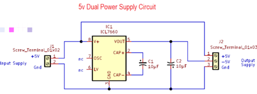 可調雙電源電路