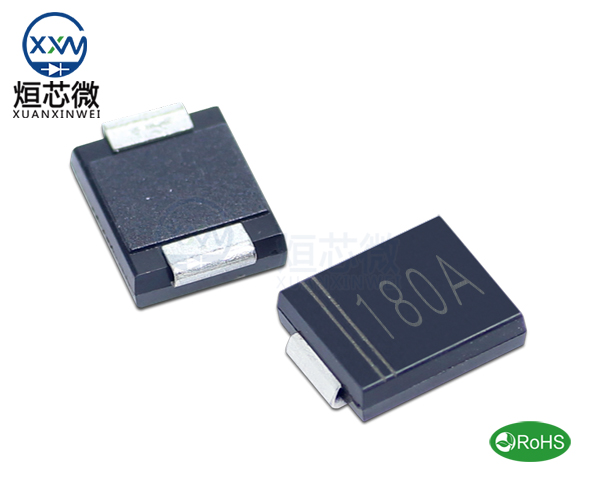 1.5SMC180A參數,TVS二極管1.5SMC180A瞬態抑制二極管